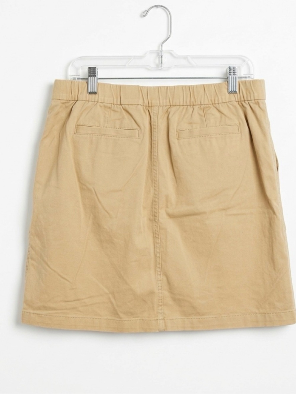 Lands' End Tan Elastic Waist Mid-Rise Skort - Picture 2 of 3